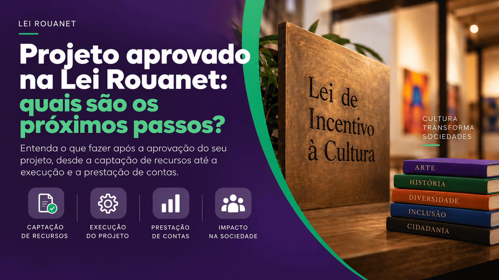 Projeto aprovado na Lei Rouanet: quais os próximos passos?